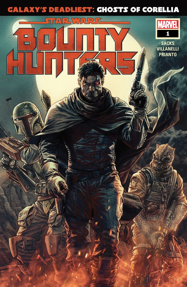 Обложка комикса Охотники за головами (Star Wars: Bounty Hunters).