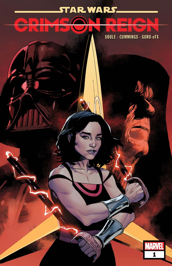 Обложка комикса Багровая Власть (Star Wars: Crimson Reign).
