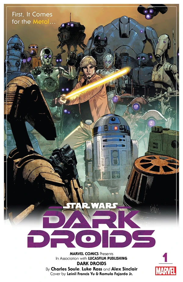 Обложка комикса Dark Droids (Star Wars: Dark Droids).