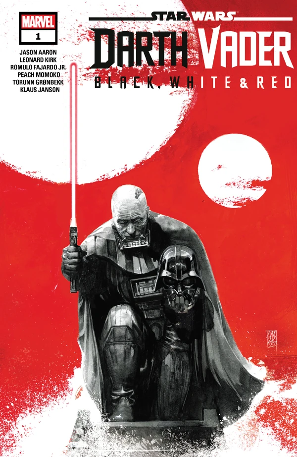Обложка комикса Darth Vader – Black, White & Red (Star Wars: Darth Vader – Black, White & Red), 2023.