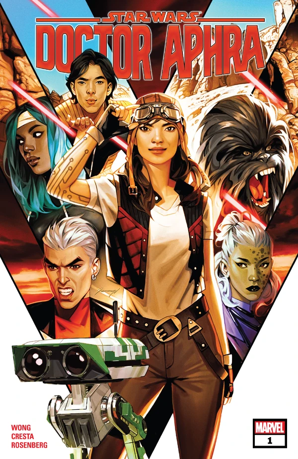 Обложка комикса Доктор Афра (Star Wars: Doctor Aphra).