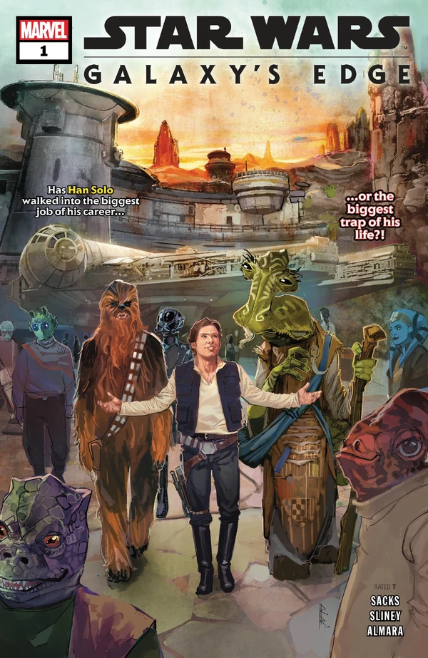Обложка комикса Край галактики (Star Wars: Galaxy's Edge).