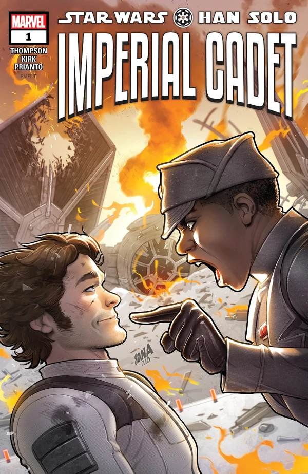 Обложка комикса Хан Соло, кадет Империи (Star Wars: Han Solo - Imperial Cadet).