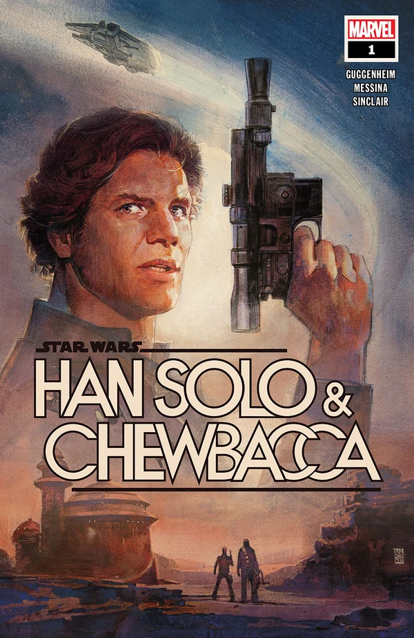 Обложка комикса Хан Соло и Чубакка (Star Wars: Han Solo & Chewbacca).
