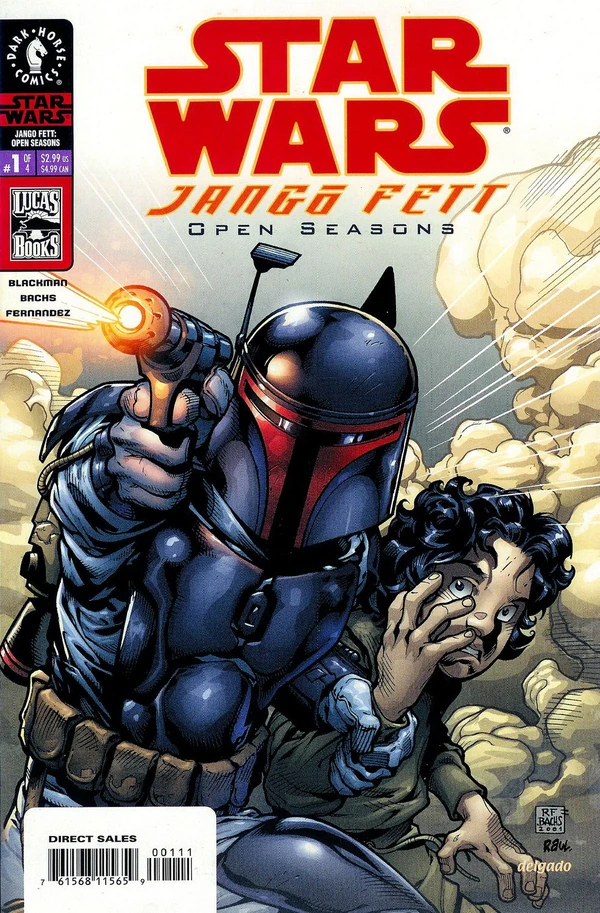 Обложка комикса Джанго Фетт: Сезон открыт (Star Wars: Jango Fett: Open Seasons).