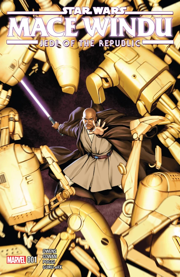 Обложка комикса Джедаи Республики: Мейс Винду (Star Wars: Jedi of the Republic – Mace Windu).