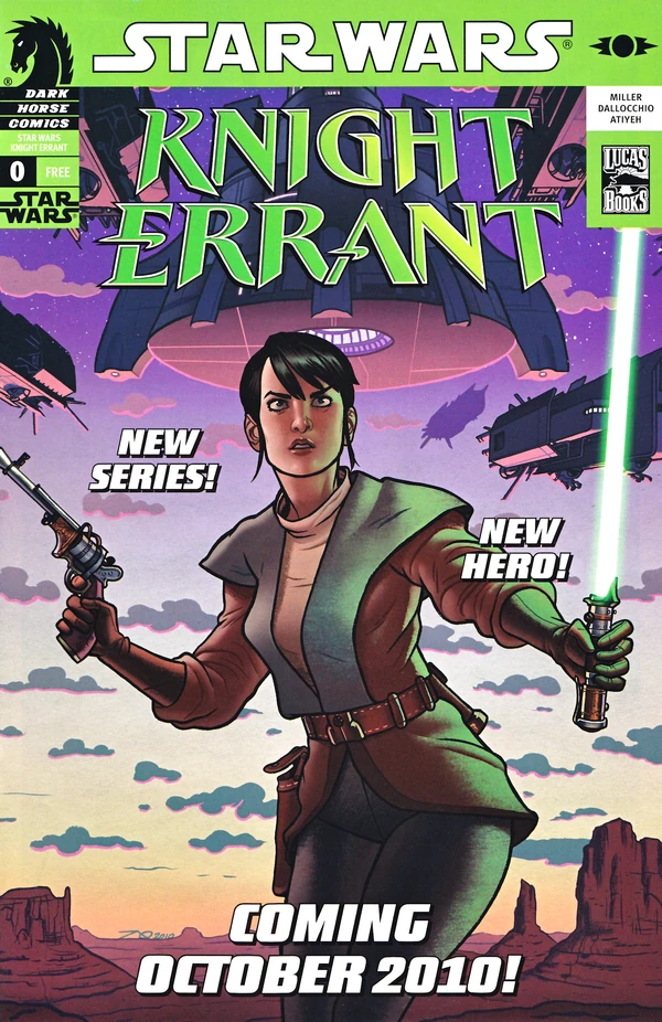 Обложка комикса Странствующий рыцарь (Star Wars: Knight Errant).
