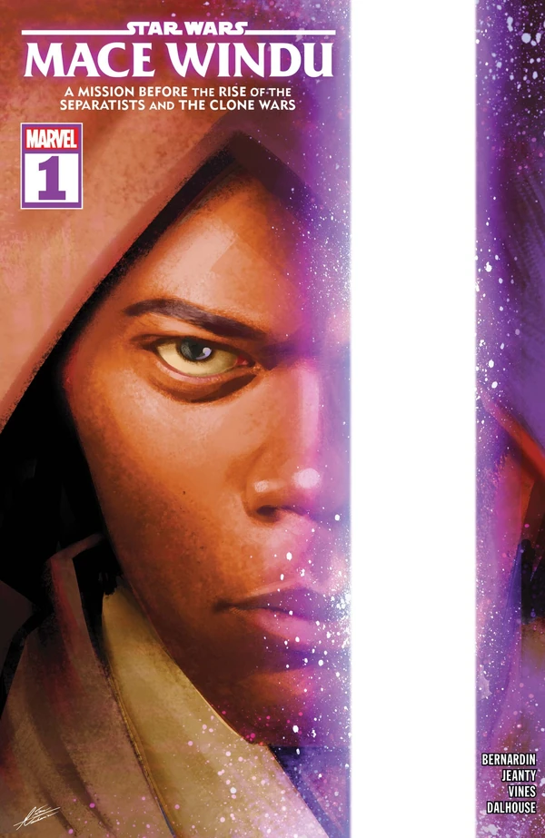 Обложка комикса Мейс Винду (Star Wars: Mace Windu).