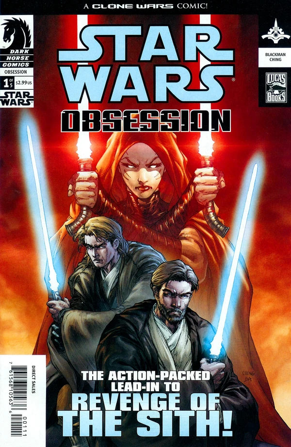 Обложка комикса Одержимость (Star Wars: Obsession).