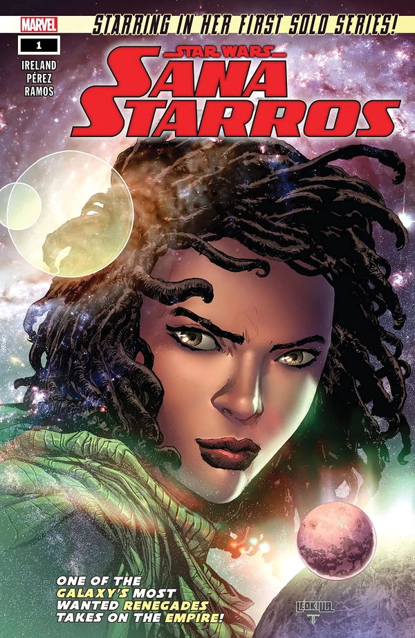 Обложка комикса Sana Starros (Star Wars: Sana Starros).