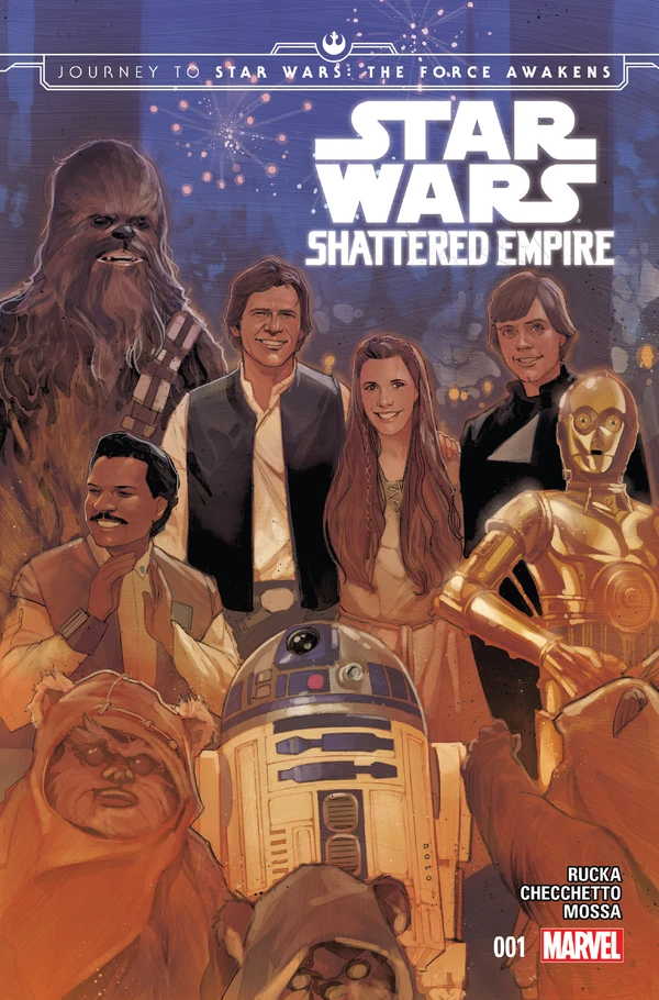 Обложка комикса Раздробленная Империя (Star Wars: Shattered Empire).