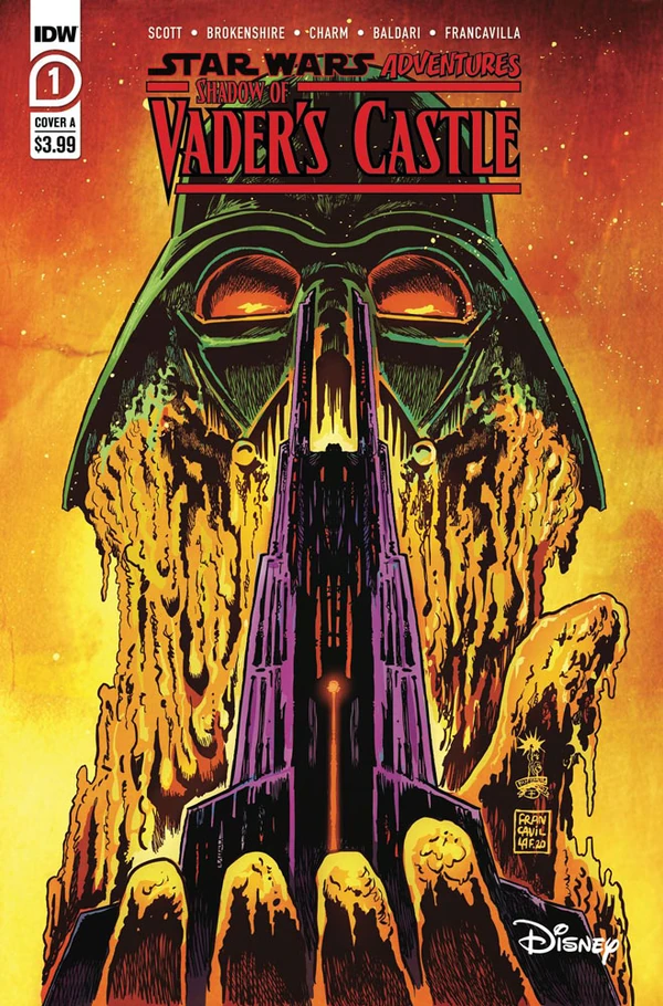 Обложка комикса Star Wars Adventures: Shadow of Vader's Castle.