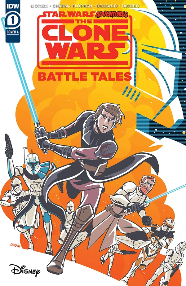 Обложка комикса Star Wars Adventures: The Clone Wars – Battle Tales.