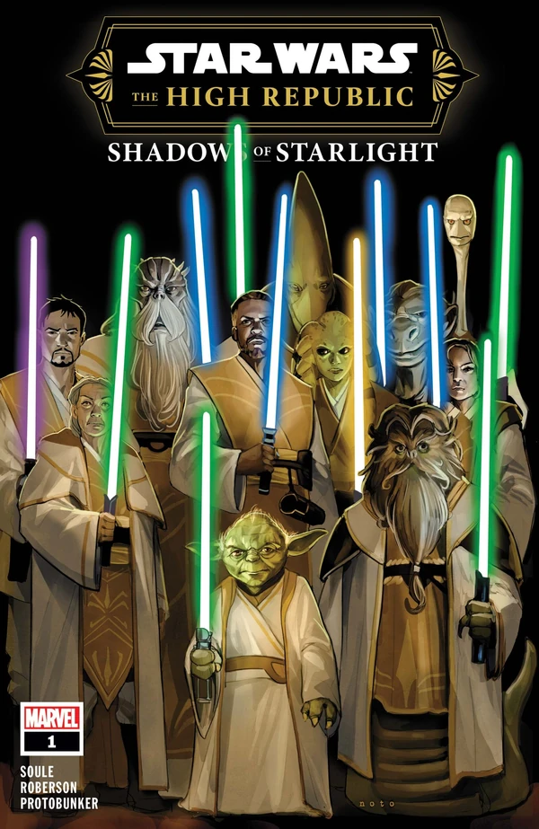 Обложка комикса Расцвет Республики: Тени «Звёздного света» (Star Wars: The High Republic – Shadows of Starlight).