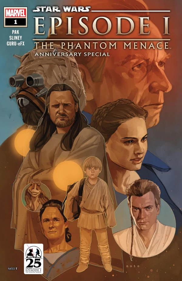 Обложка комикса The Phantom Menace 25th Anniversary Special 1.