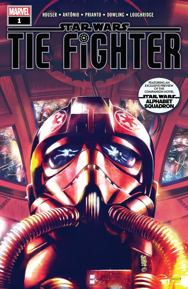 Обложка комикса TIE-истребитель (Star Wars: TIE Fighter).