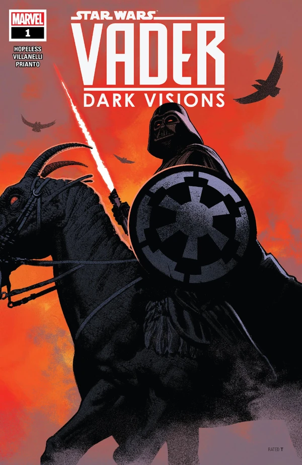 Обложка комикса Вейдер: Тёмные видения (Star Wars: Vader - Dark Visions).