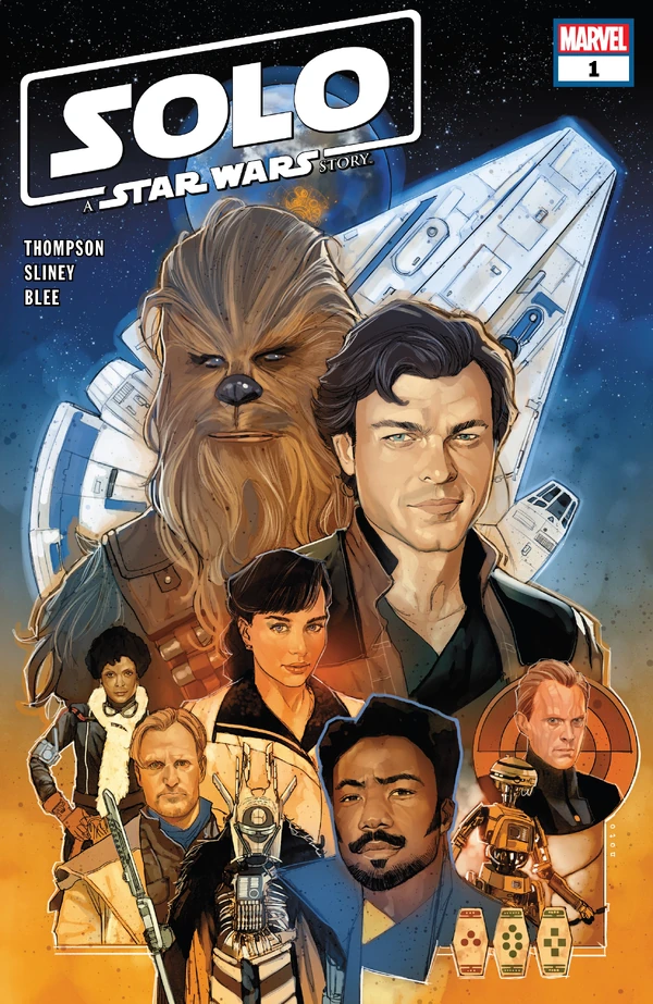 Обложка комикса Хан Соло (комикс-адаптация) (Solo: A Star Wars Story Adaptation).