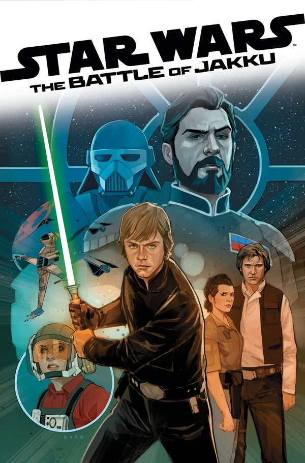 Обложка комикса Битва на Джакку: Начало неповиновения (Star Wars: Battle of Jakku — Insurgency Rising).