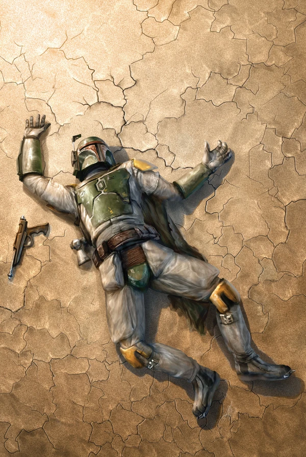 Обложка комикса Звёздные войны. Кровные узы: Боба Фетт мёртв (Star Wars: Blood Ties: Boba Fett is Dead).