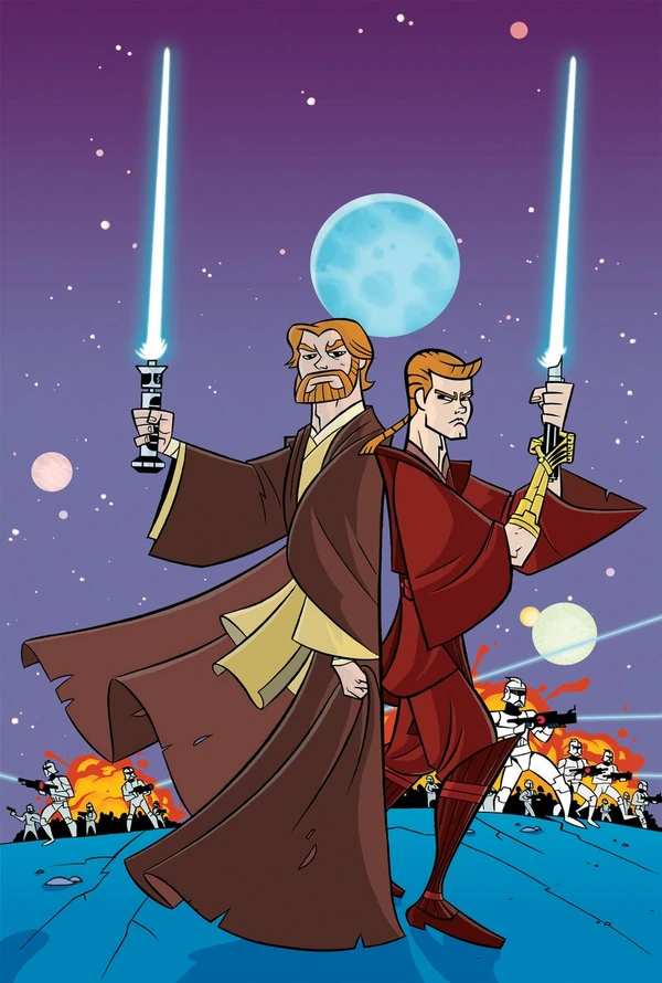 Обложка комикса Звёздные войны. Войны клонов: Приключения (Star Wars: Clone Wars Adventures).
