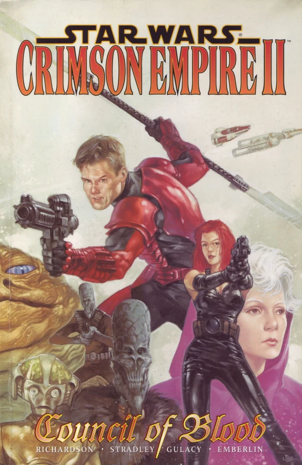 Обложка комикса Алая Империя II: Кровавый совет (Star Wars: Crimson Empire II: Council of Blood).