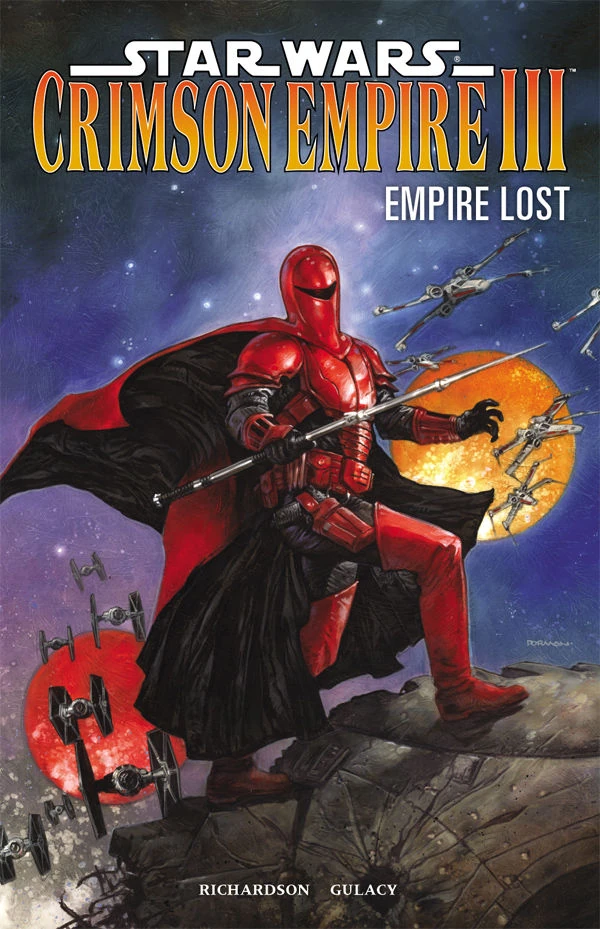 Обложка комикса Crimson Empire III: Empire Lost (Star Wars: Crimson Empire III: Empire Lost).
