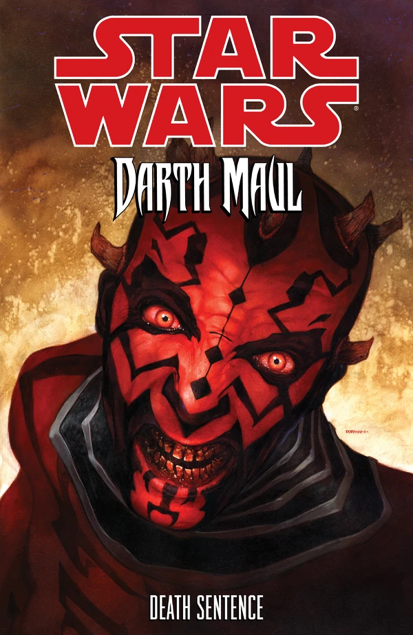 Обложка комикса Дарт Мол: Смертный приговор (Darth Maul — Death Sentence).