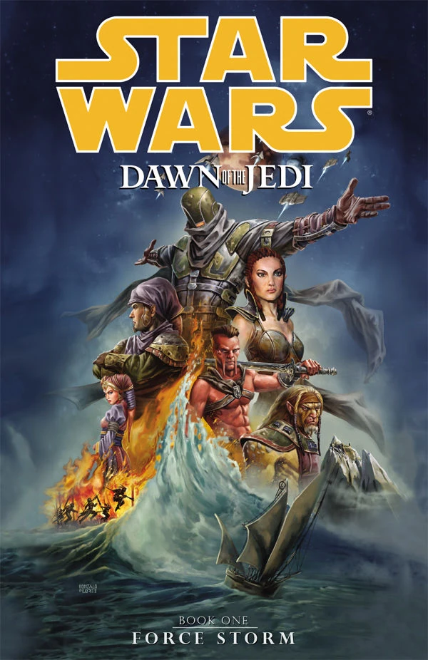 Обложка комикса Заря джедаев (Star Wars: Dawn of the Jedi).