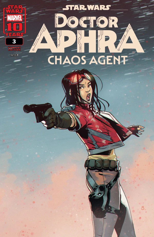 Обложка комикса Доктор Афра: Агент хаоса (Star Wars: Doctor Aphra – Chaos Agent).