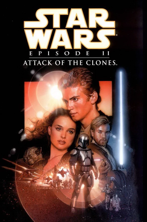 Обложка комикса Звёздные войны. Эпизод II: Атака клонов (Star Wars: Episode II — Attack of the Clones).