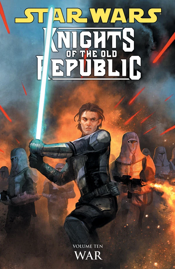 Обложка комикса Рыцари Старой Республики: Война (Star Wars: Knights of the Old Republic: War).