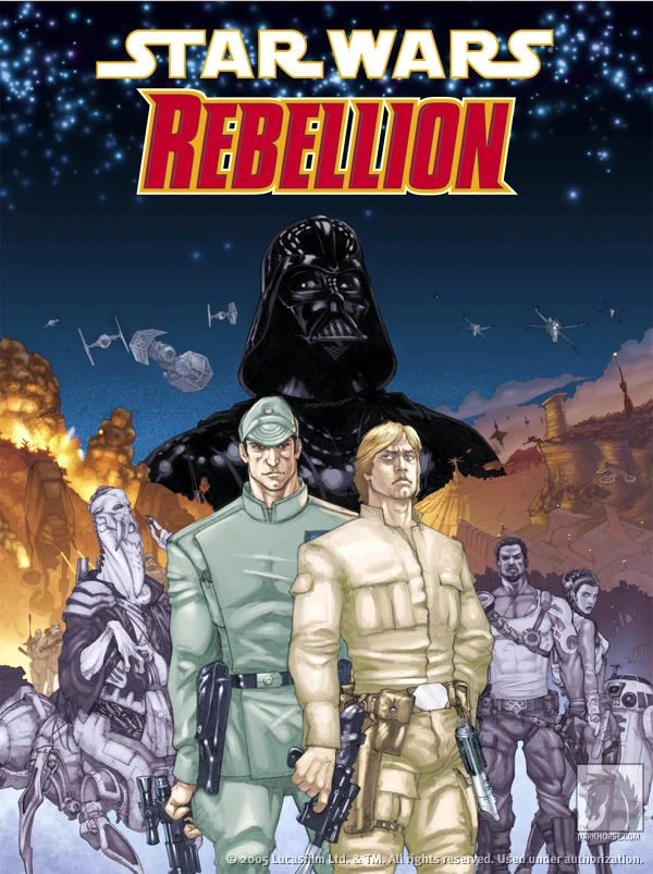 Обложка комикса Восстание (Star Wars: Rebellion).