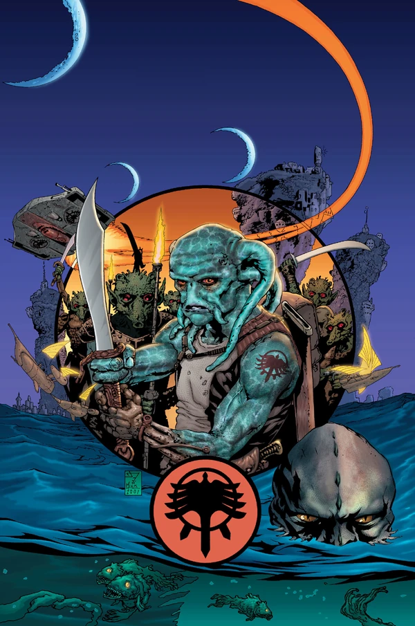 Обложка комикса Звездолёт: Клеймо пирата (Star Wars: Starfighter: Crossbones).