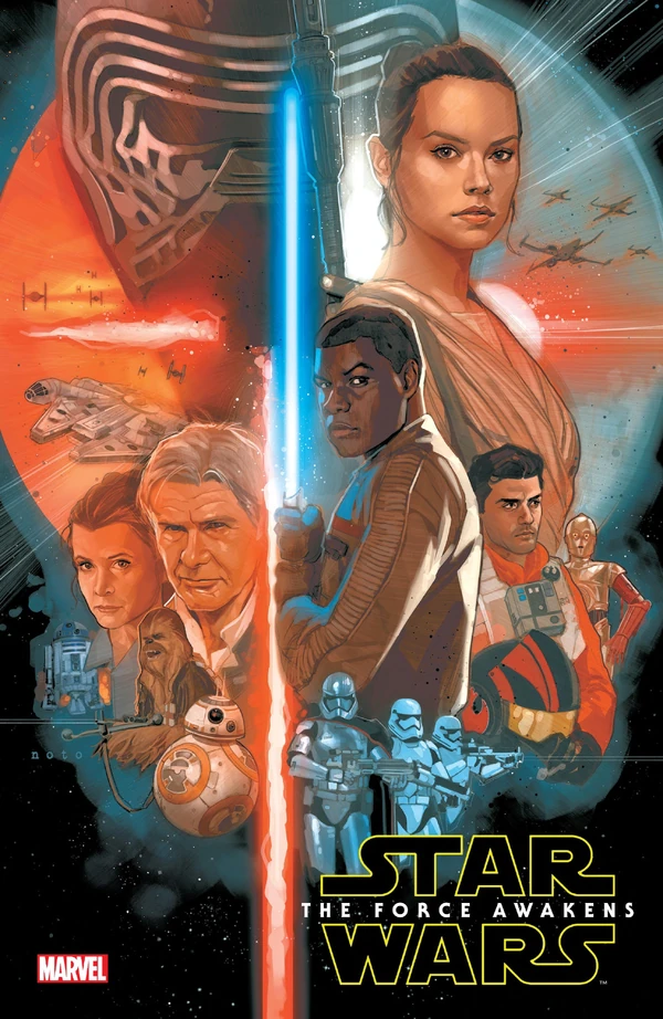 Обложка комикса Пробуждение Силы (Star Wars: The Force Awakens Adaptation).
