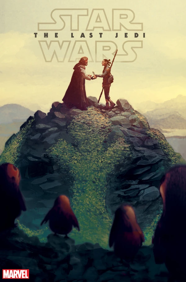 Обложка комикса Последние джедаи (Star Wars: The Last Jedi Adaptation).