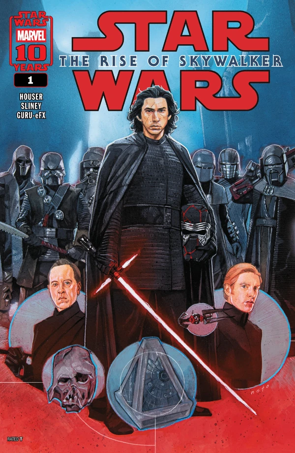 Обложка комикса Скайуокер: Восход (комикс-адаптация) (Star Wars: The Rise of Skywalker Adaptation).